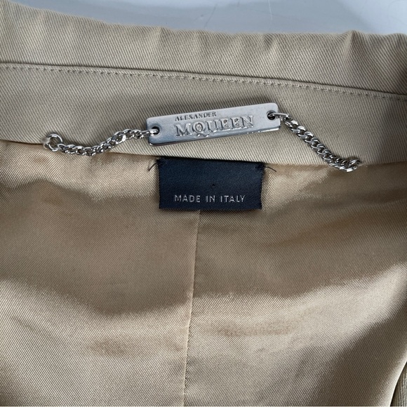 Alexander McQueen Tan Suit 2 Piece US Size 10 with COA - Picture 4 of 17